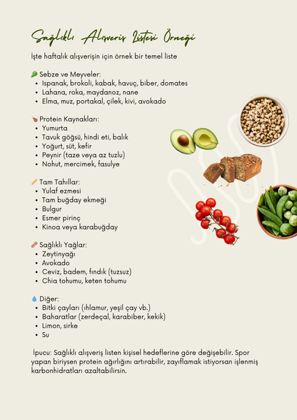 Sağlıklı Beslenme Rehberi